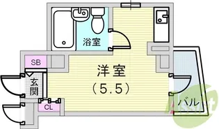 ライオンズマンション神戸【612号室】の間取り