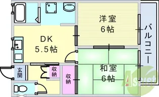 カーサ・オクムラ【2階】の間取り