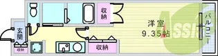 プレミアムコート武庫川【2階】の間取り