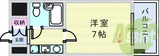 メインステージ武庫川【4階】の間取り
