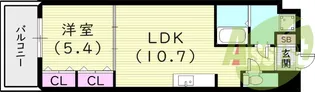 La Douceur 西宮北口【4階】の間取り