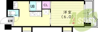 K’s Court夙川【4階】の間取り