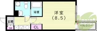 S-FORT西宮【2階】の間取り