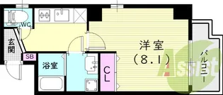 エル西宮【10階】の間取り