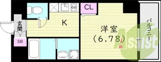 アリビオ立花III【3階】の間取り