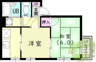 クライネ・ブルーメ【1階】の間取り