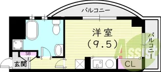 パールコート【3階】の間取り
