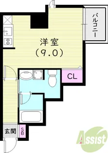 Solcerejeira西宮【3階】の間取り