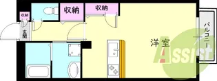 DAIKENN武庫之荘ポルタA【1階】の間取り