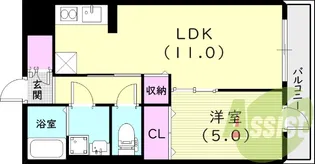 グランメールタカミ【3階】の間取り