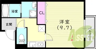 フジパレス武庫川公園【1階】の間取り