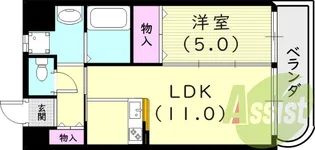 アンアーク【3階】の間取り