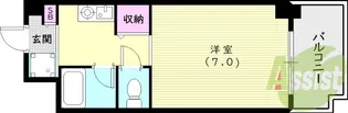 アーバネックス西宮門戸【3階】の間取り
