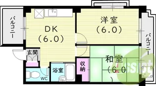 ブラン段上町【3階】の間取り