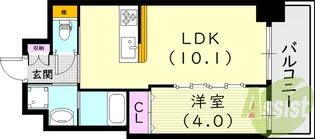 リエール武庫之荘【2階】の間取り