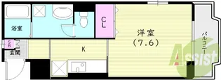 グラン・ジェルメ【1階】の間取り