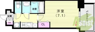 フレシール昭和通【9階】の間取り