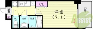 フレシール昭和通【15階】の間取り