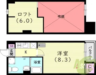 J立花東(ジェイタチバナヒガシ)【2階】の間取り