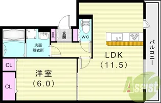 フォルトゥーナ【2階】の間取り