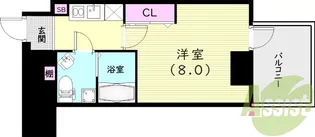 S-FORT西宮【903 号室】の間取り