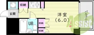 パシフィック南武庫之荘【5階】の間取り