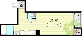 SOLE【303号室】の間取り