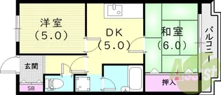 フローレンス西宮I【3階】の間取り