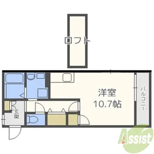 KTIレジデンス武庫川Ⅰ【1階】の間取り