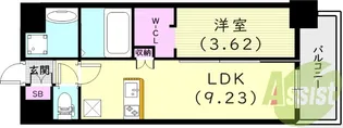Bris西宮【5階】の間取り
