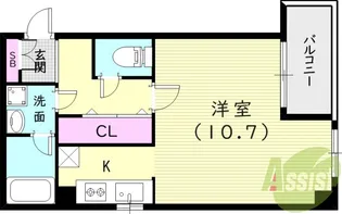 TSURUGI【3階】の間取り