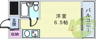 NEOダイキョー夙川北名次【2階】の間取り