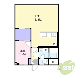 アムール東和【1階】の間取り
