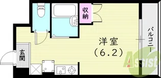 エンデバー武庫之荘【2階】の間取り