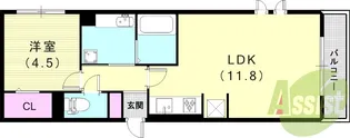 MIYABIⅡ【3階】の間取り