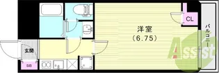 Hiro武庫之荘【2階】の間取り