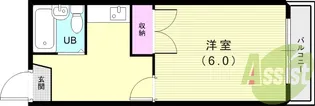 ヴィラエスポワールII【1階】の間取り