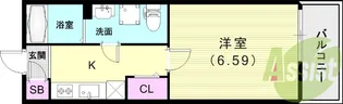 プレステージスクエア【1階】の間取り