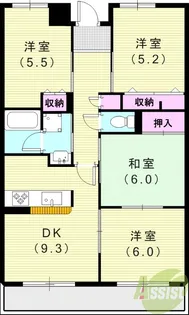 エスタブレ【2階】の間取り