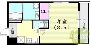 フジパレス阪急園田WESTⅢ番館【2階】の間取り