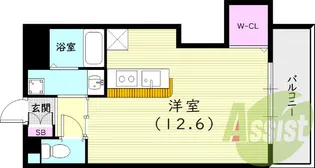 Livre Colline【2階】の間取り