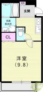 フジパレス大物公園Ⅱ番館【1階】の間取り