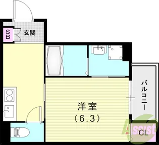 Mirage 武庫川【1階】の間取り