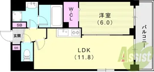 レジス城ノ堀【2階】の間取り