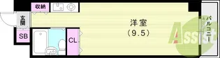 タケダビル95【8階】の間取り