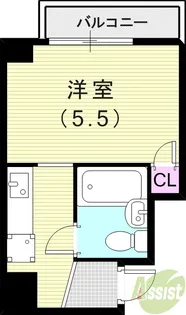 ルネサンス尼崎【5階】の間取り