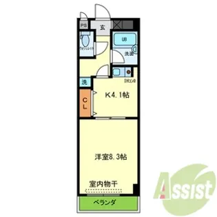 AUBE918【5階】の間取り