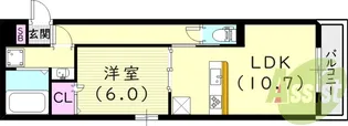 ユーフォリア【2階】の間取り