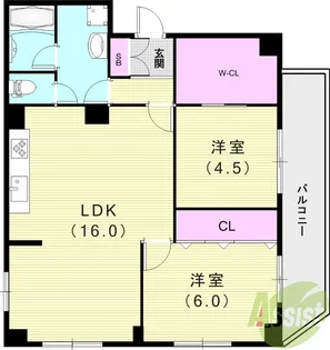 パークハイム【1階】の間取り