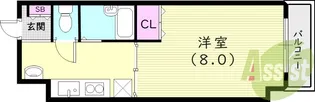 ソレイユ【3階】の間取り